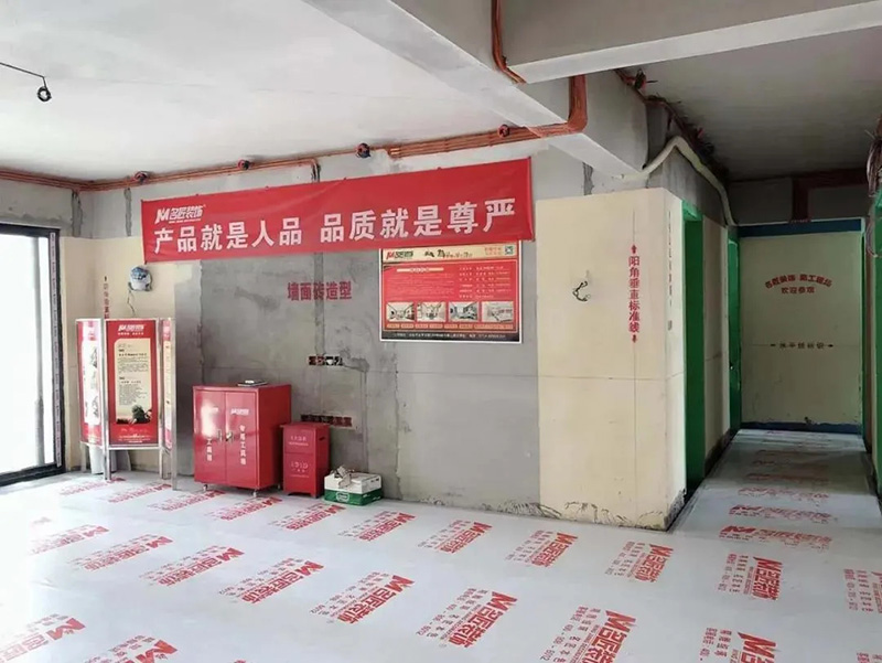 装修工地施工现场形象保护，走进18新利登录(中国)有限公司装修工地