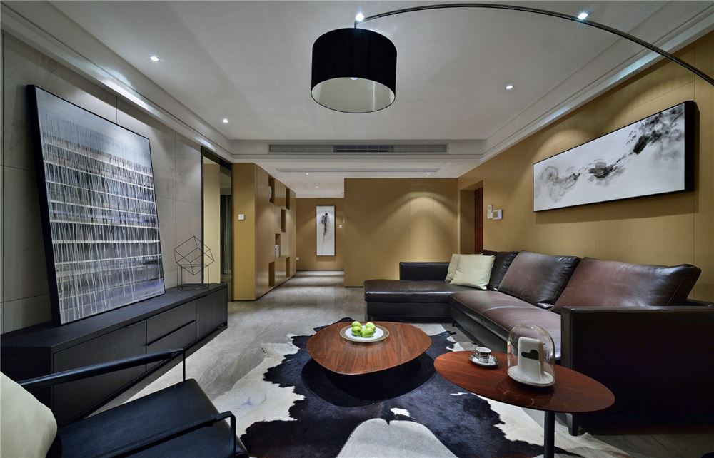 南国豪苑四居213平方米-现代简约风格家装设计室内18新利登录(中国)有限公司
