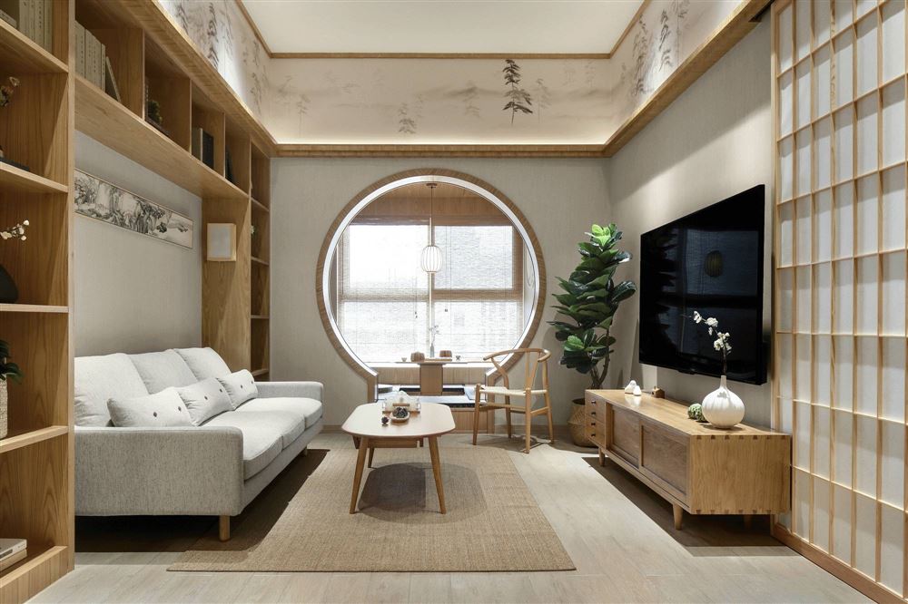 珑山居135平方米三居-日式简约风格家装设计室内18新利登录(中国)有限公司