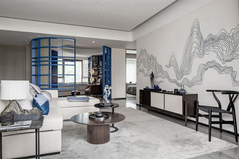 珑城半山150平米三居-现代简约风格家装设计室内18新利登录(中国)有限公司