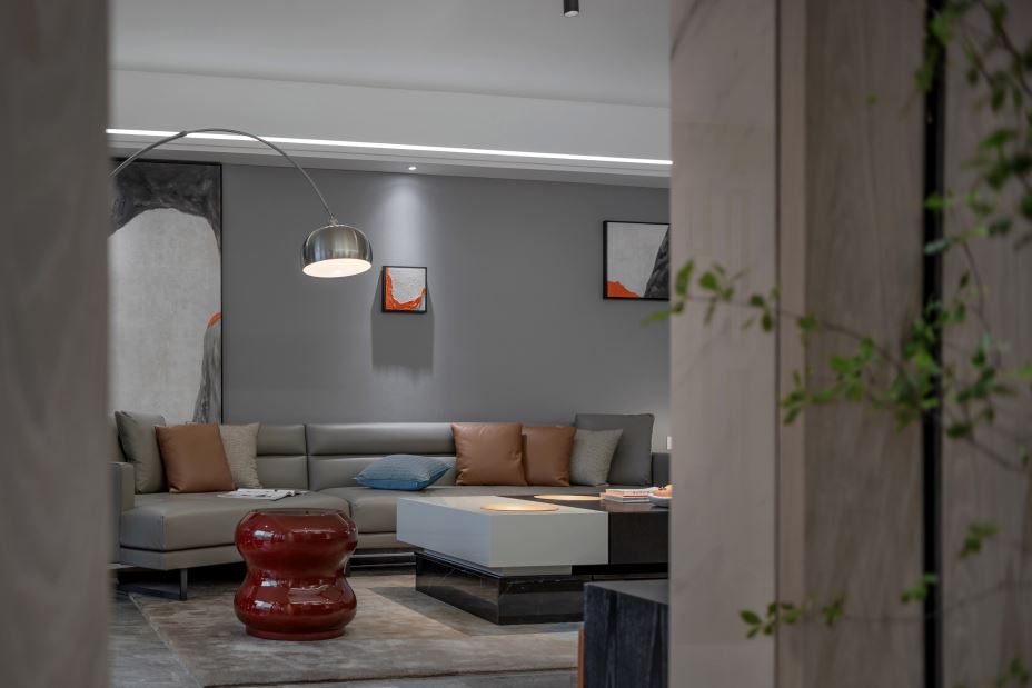 叠彩轩137平米三居-新中式风格家装设计室内18新利登录(中国)有限公司