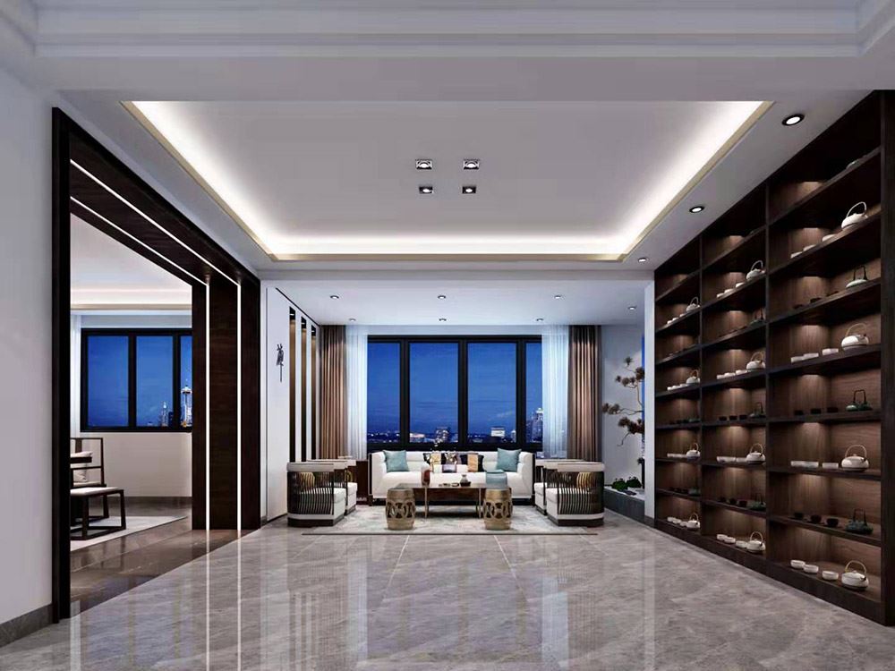 现代简约风格室内18新利登录(中国)有限公司-嘉禾私人展厅会所450平米