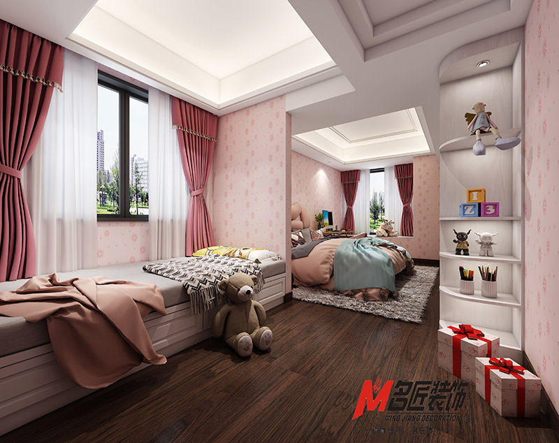 现代前卫风格室内18新利登录(中国)有限公司-宝德家园三居143平米-公主房