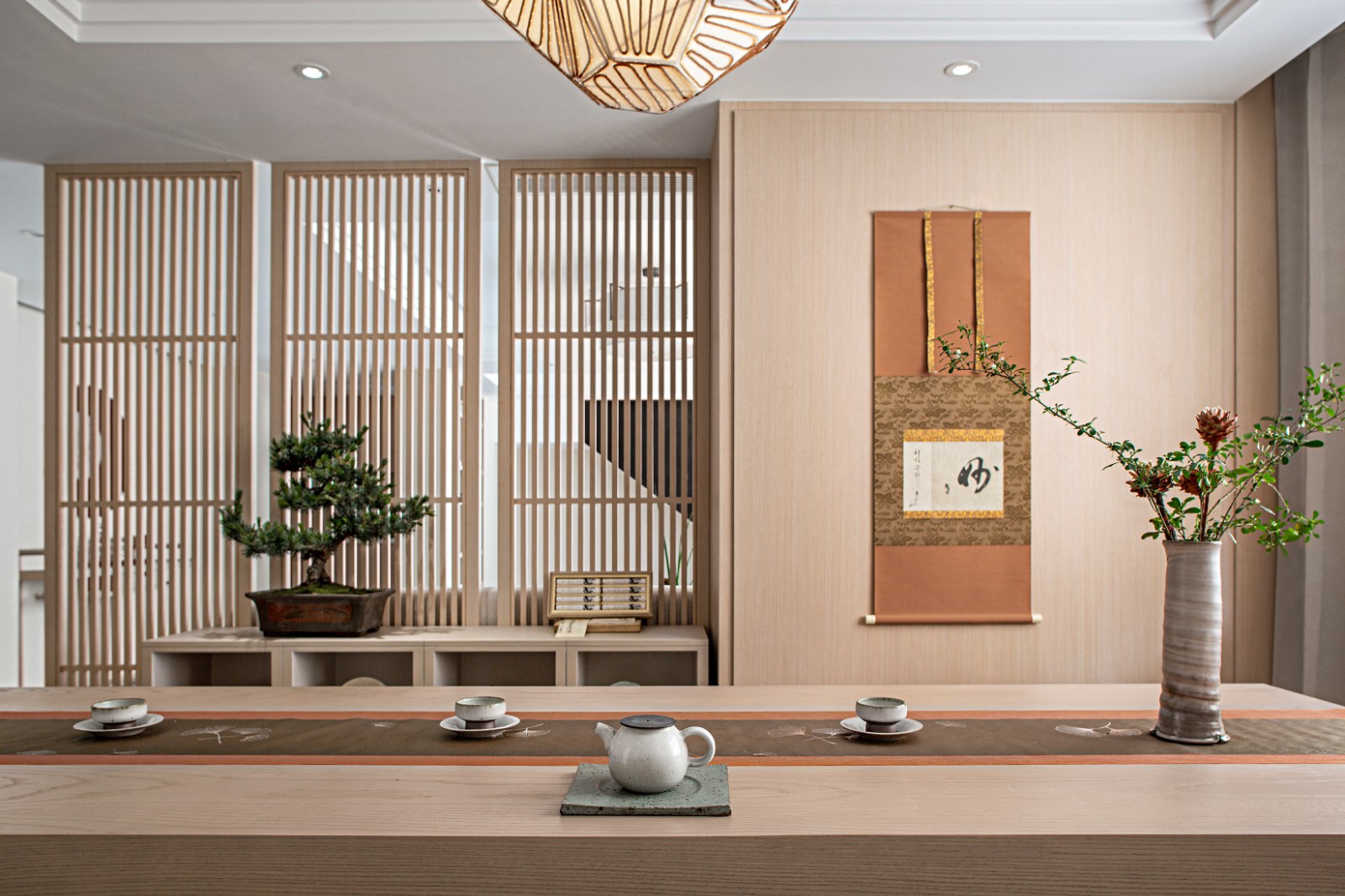 日式禅意风格家装设计别墅18新利登录(中国)有限公司-茶室