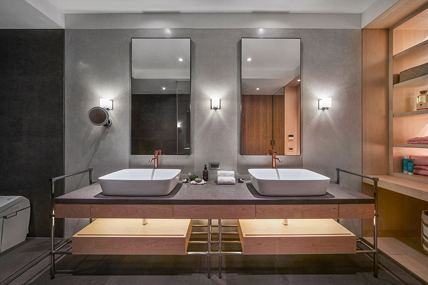 台式风格家装设计室内18新利登录(中国)有限公司-卫生间