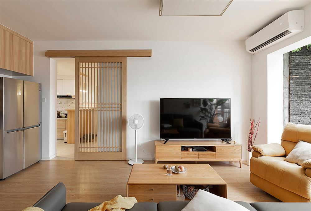 清逸佳园115三居平方米-原木日式风格家装设计室内18新利登录(中国)有限公司