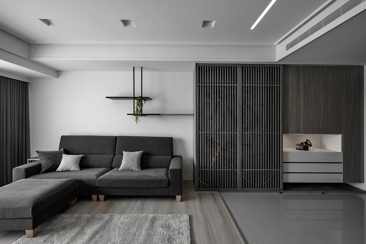 装修案例现代简约风格室内18新利登录(中国)有限公司-客厅沙发