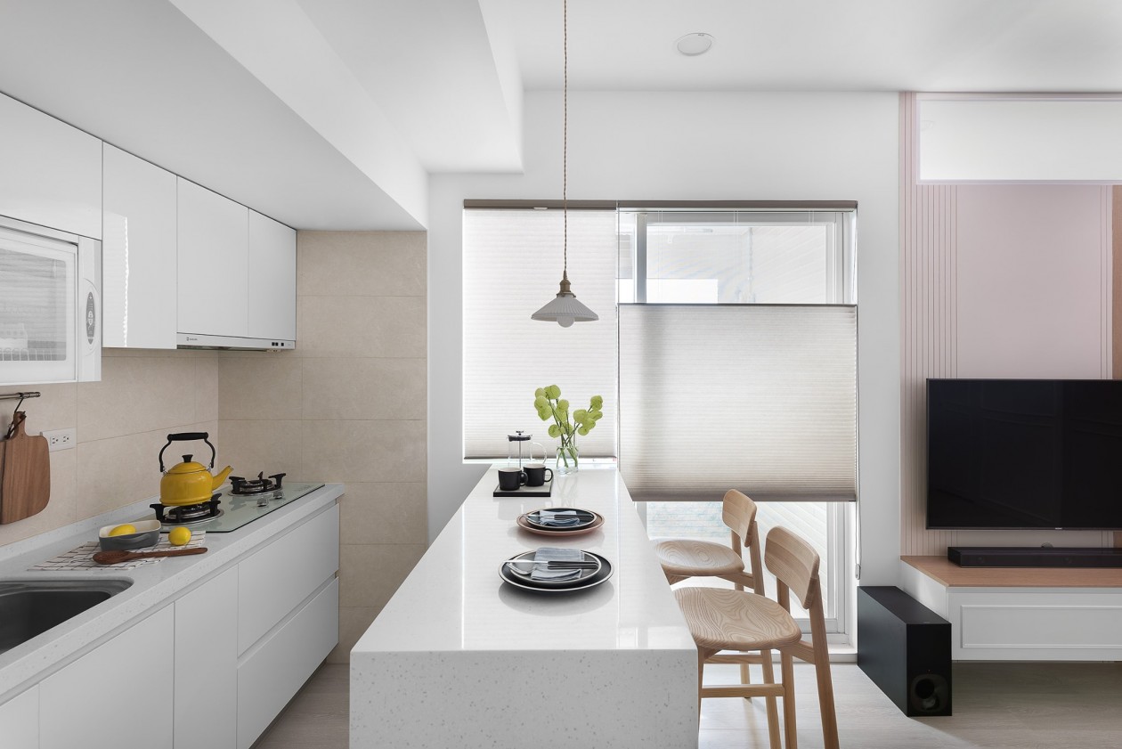 现代简约风格室内家装案例效果图-厨房