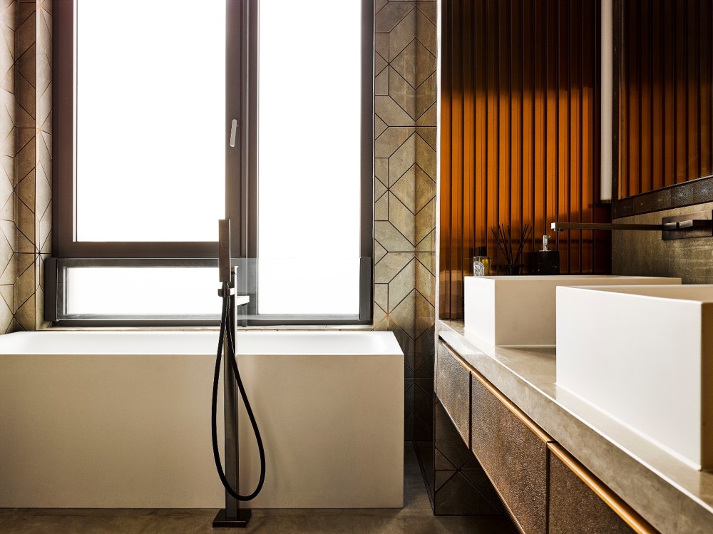 古典轻奢混搭风格室内设计家装案例-卫生间