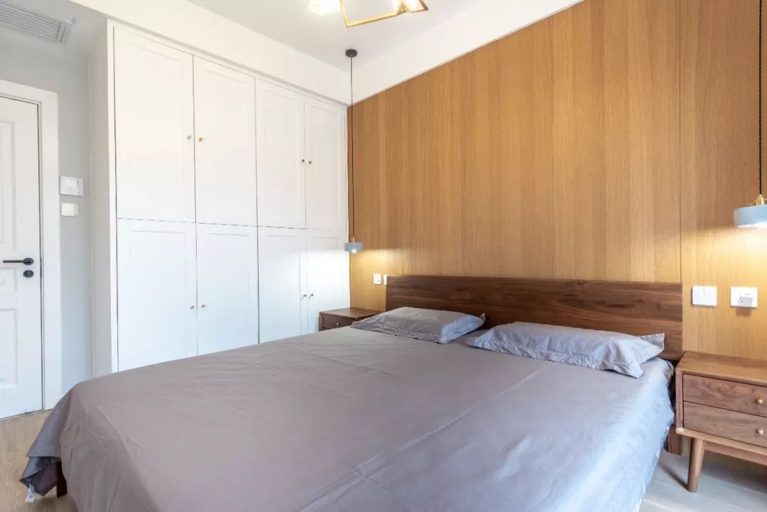 北欧原木风格室内设计家装案例-卧室