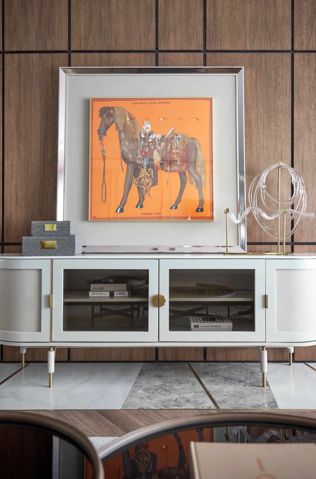 美式摩登风格室内设计家装案例-客厅电视柜