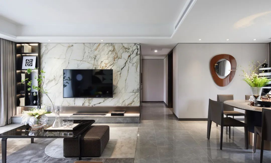 现代轻奢风格室内设计家装案例-走廊