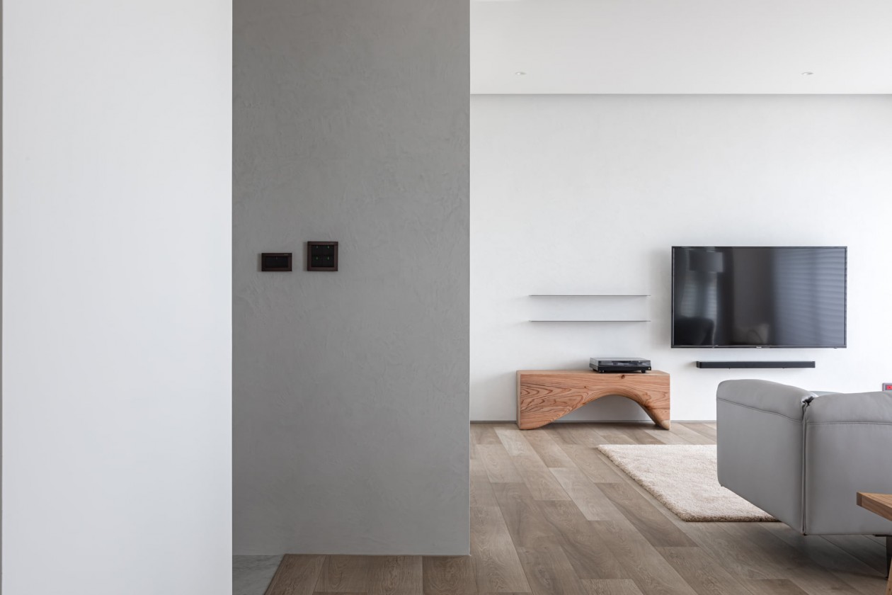 现代极简风格室内设计家装案例-客厅