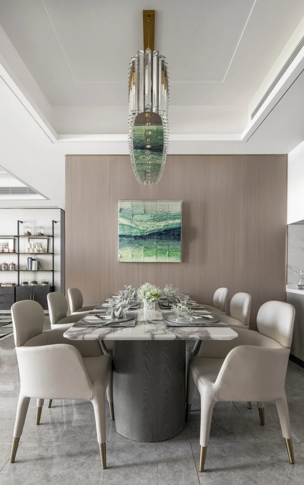 现代简约风格室内设计家装案例-餐厅餐桌
